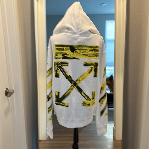 OFF-WHITE C/O VIRGIL ABLOH Acrylic Arrows Hoodie New - Picture 4 of 13